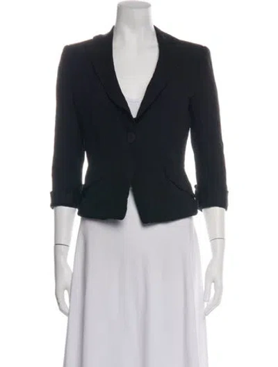 Pre-owned Armani Collezioni Blazer In Black