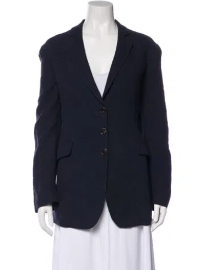 Pre-owned Armani Collezioni Blazer In Blue