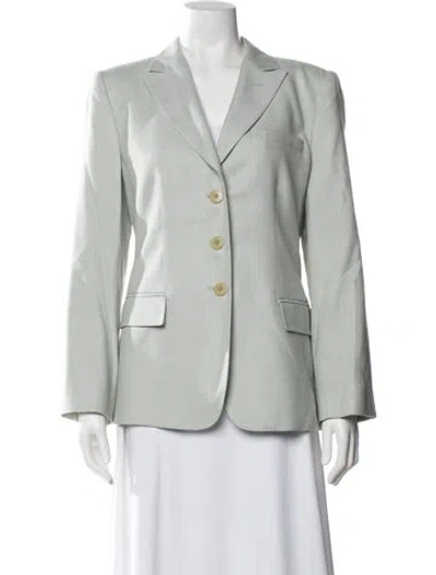 Pre-owned Armani Collezioni Blazer In Gray