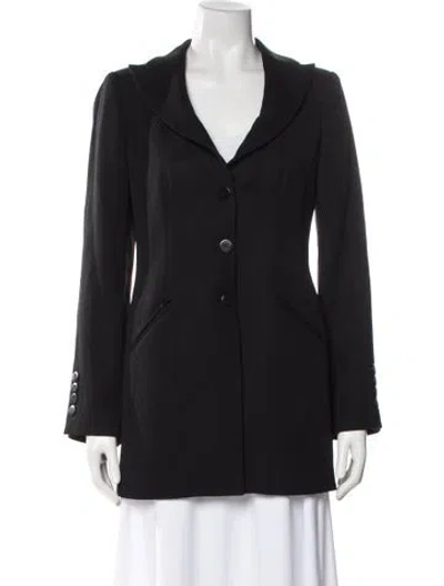 Pre-owned Armani Collezioni Blazer In Gray