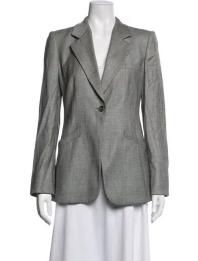 Pre-owned Armani Collezioni Blazer In Grey