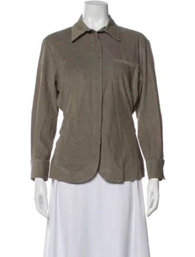 Pre-owned Armani Collezioni Blazer In Grey