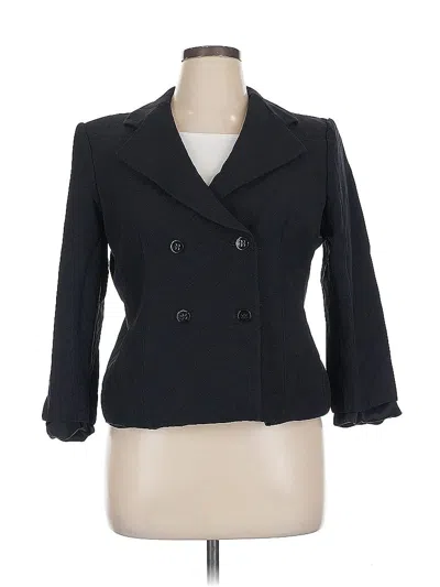 Pre-owned Armani Collezioni Blazer Jacket In Black