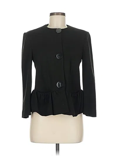 Pre-owned Armani Collezioni Blazer Jacket In Black