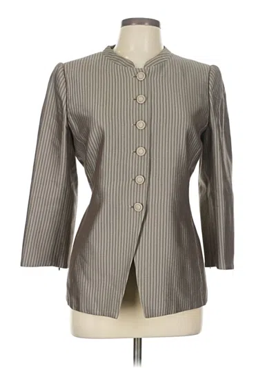 Pre-owned Armani Collezioni Blazer Jacket In Gray