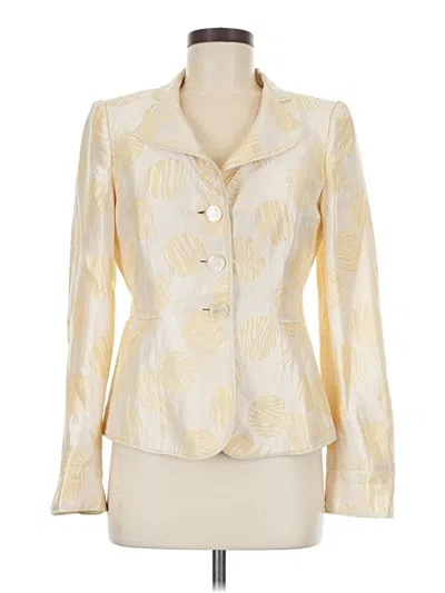 Pre-owned Armani Collezioni Blazer Jacket In White