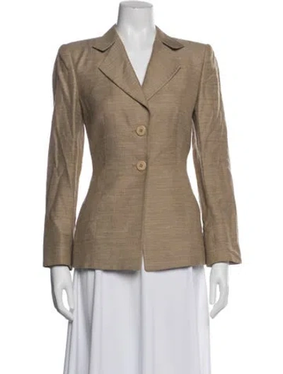 Pre-owned Armani Collezioni Blazer In Neutral