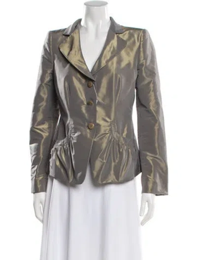 Pre-owned Armani Collezioni Blazer W/ Tags In Gray
