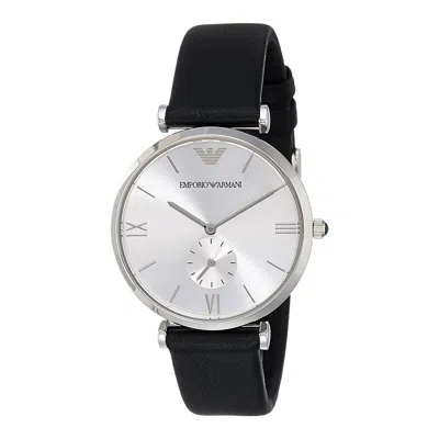 Armani Collezioni Blue Leather Watch