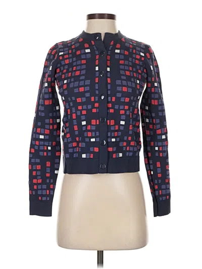 Pre-owned Armani Collezioni Cardigan Sweater In Blue
