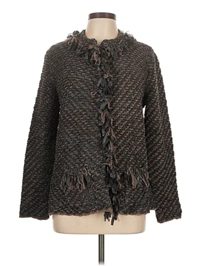 Pre-owned Armani Collezioni Cardigan Sweater In Brown