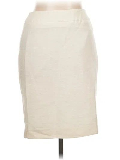 Pre-owned Armani Collezioni Casual Skirt In White