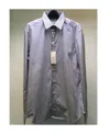 Armani Collezioni Checkered Detail Shirt In Gray