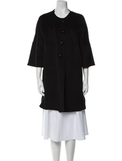 Pre-owned Armani Collezioni Coat In Black