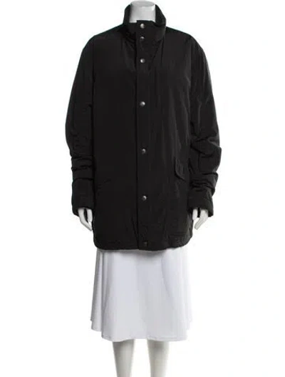 Pre-owned Armani Collezioni Coat In Black