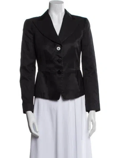 Pre-owned Armani Collezioni Coat In Blue