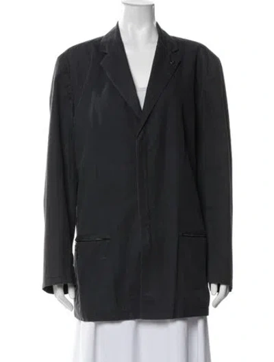 Pre-owned Armani Collezioni Coat In Gray