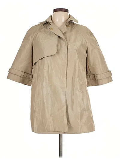 Pre-owned Armani Collezioni Coat In Tan