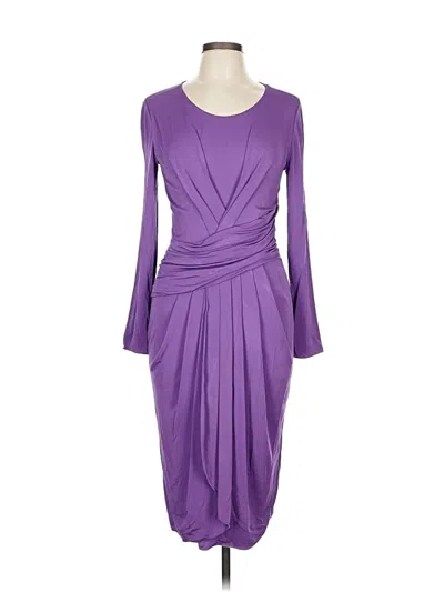 Pre-owned Armani Collezioni Cocktail Dress In Purple
