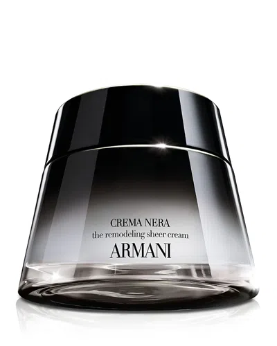 Armani Collezioni Crema Nera The Remodeling Sheer Cream 1.7 Oz. In Transparent