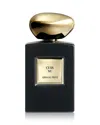 Armani Collezioni Cuir Nu Eau De Parfum Intense 3.4 Oz. In Black