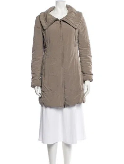 Pre-owned Armani Collezioni Down Coat In Brown