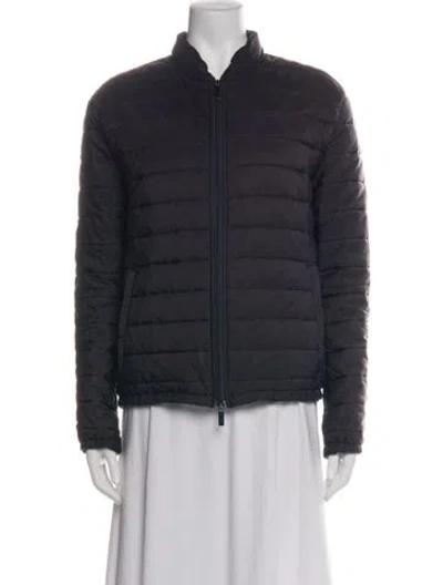Pre-owned Armani Collezioni Down Jacket In Blue
