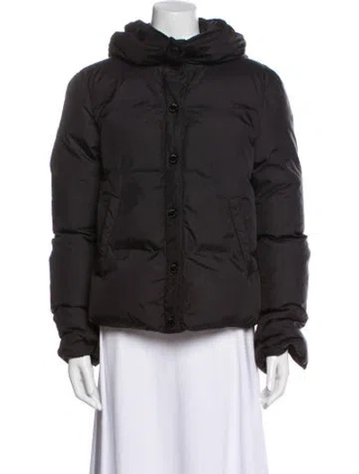 Pre-owned Armani Collezioni Down Jacket In Gray