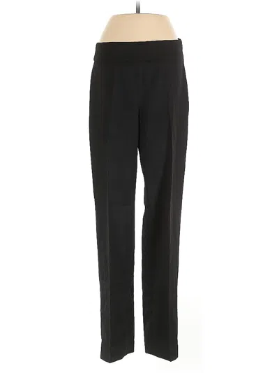 Pre-owned Armani Collezioni Dress Pants In Black