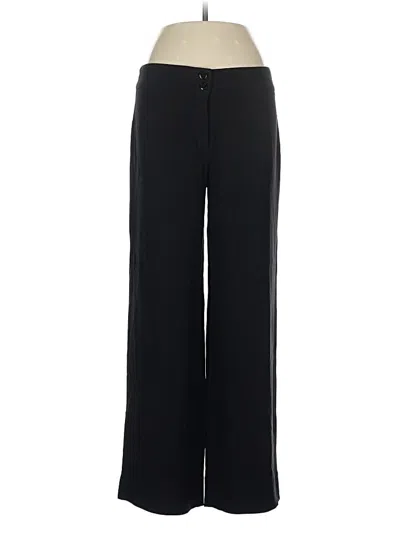 Pre-owned Armani Collezioni Dress Pants In Black