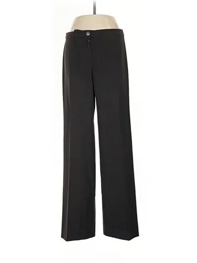 Pre-owned Armani Collezioni Dress Pants In Black