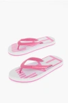 Armani Collezioni Ea7 Emporio Two-tone Flip Flops With Printed Logo