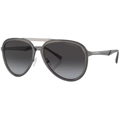 Armani Collezioni Emporio Armani 0ea2145 Sunglasses Grey In Black