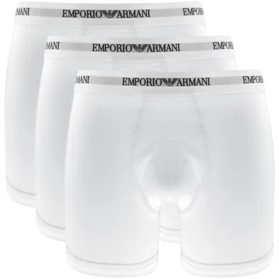 Armani Collezioni Emporio Armani 3 Pack Boxers White