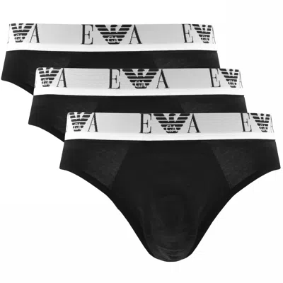 Armani Collezioni Emporio Armani 3 Pack Briefs Black