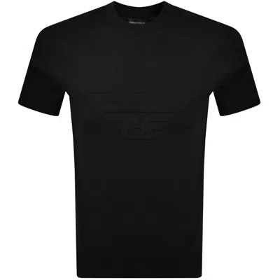 Armani Collezioni Emporio Armani Big Eagle T Shirt Black