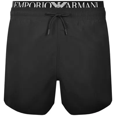 Armani Collezioni Emporio Armani Boxer Swim Shorts Black