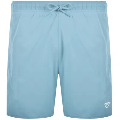 Armani Collezioni Emporio Armani Boxer Swim Shorts Blue