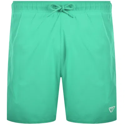 Armani Collezioni Emporio Armani Boxer Swim Shorts Green