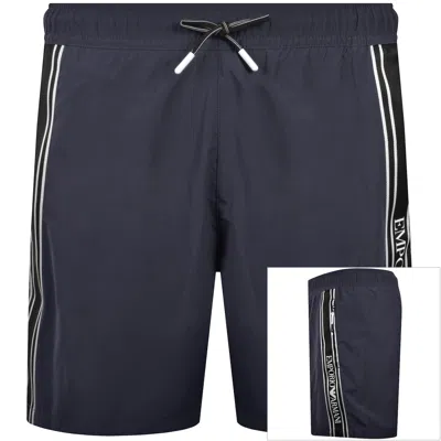 Armani Collezioni Emporio Armani Boxer Swim Shorts Navy