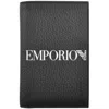 Armani Collezioni Emporio Armani Card Holder Gift Set Black In Black