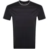 ARMANI COLLEZIONI EMPORIO ARMANI CREW NECK LOGO T SHIRT NAVY