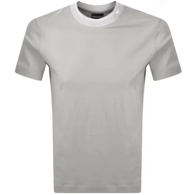 Armani Collezioni Emporio Armani Crew Neck T Shirt Drizzle Grey