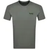 Armani Collezioni Emporio Armani Crew Neck T Shirt Green In Green