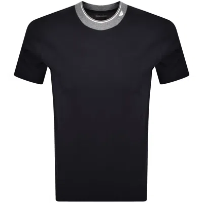 Armani Collezioni Emporio Armani Crew Neck T Shirt Navy In Blue