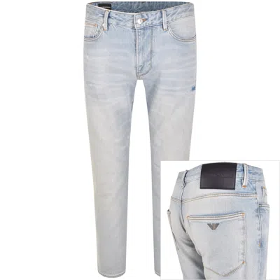 Armani Collezioni Emporio Armani J06 Slim Fit Jeans Blue