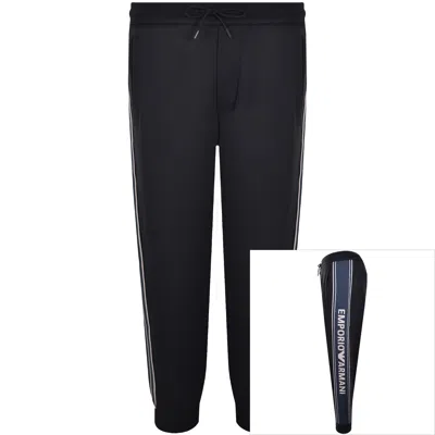 Armani Collezioni Emporio Armani Joggers Navy In Black
