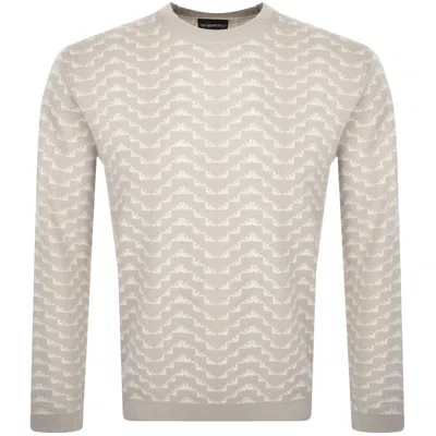 Armani Collezioni Emporio Armani Knit Jumper Beige