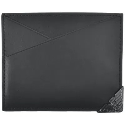 Armani Collezioni Emporio Armani Leather Card Holder Black