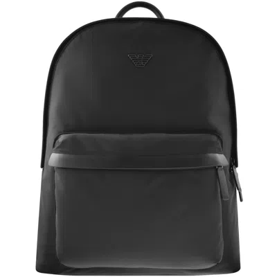 Armani Collezioni Emporio Armani Logo Backpack Black